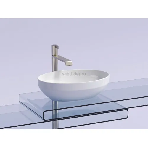 Умывальник CERAMICANOVA Element чаша накладная овальная 502x363x145 мм CN6056