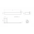 Полотенцедержатель Cezares STYLUS-TH02-NOP